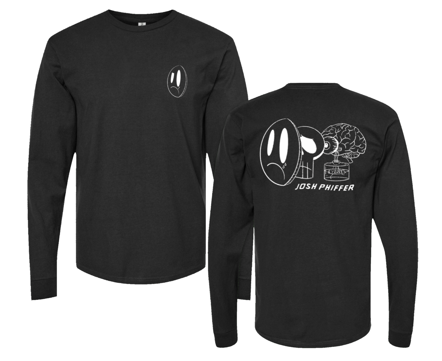Sad Face Long Sleeve Tee